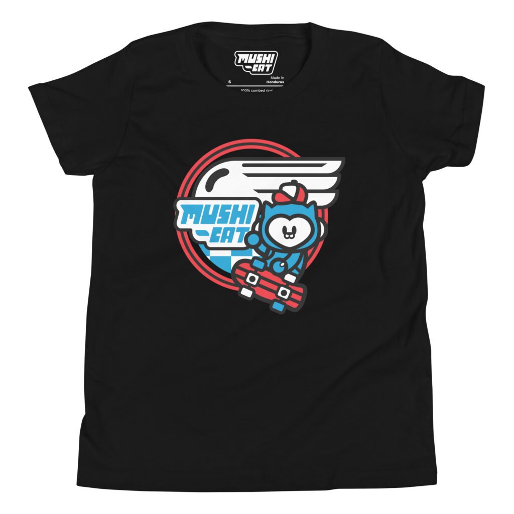 MUSHICAT Skate - Youth T-Shirt