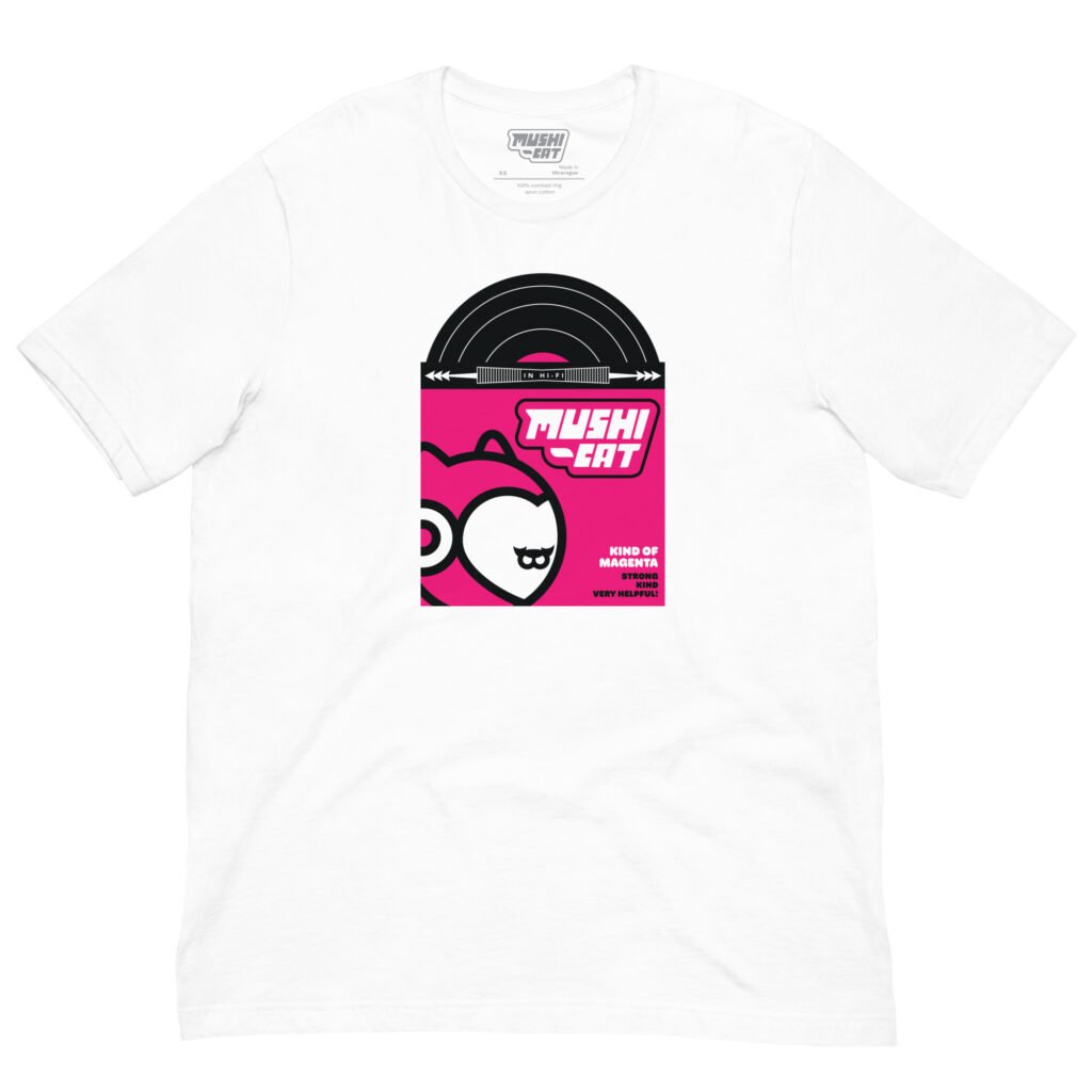 MUSHICAT Kind of Magenta T-shirt