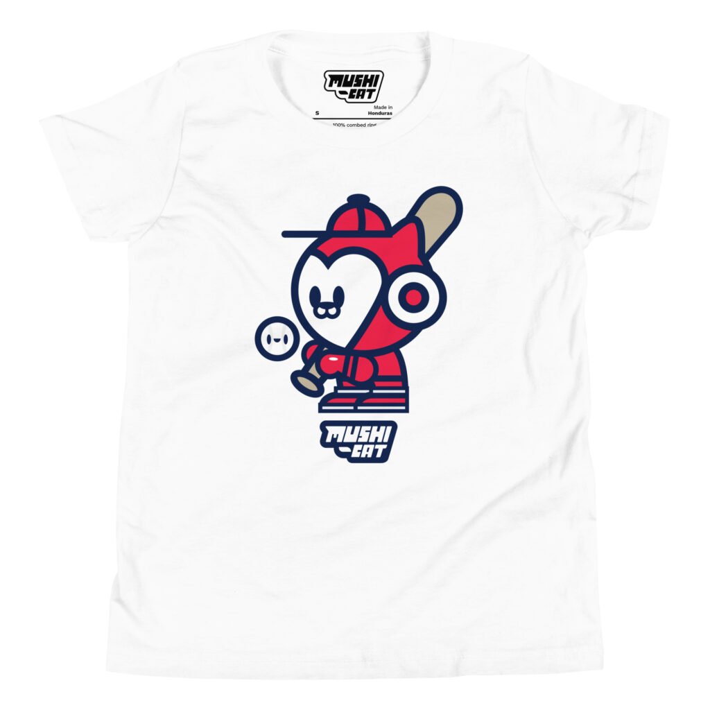 MUSHICAT Baseball - Youth T-Shirt
